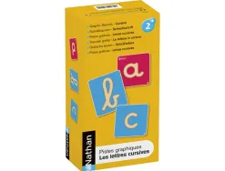 Piste graphique lettres et chiffres nathan lettres cursives
