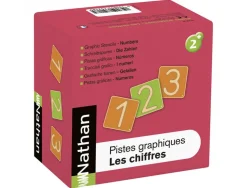 Piste graphique lettres et chiffres nathan nombres