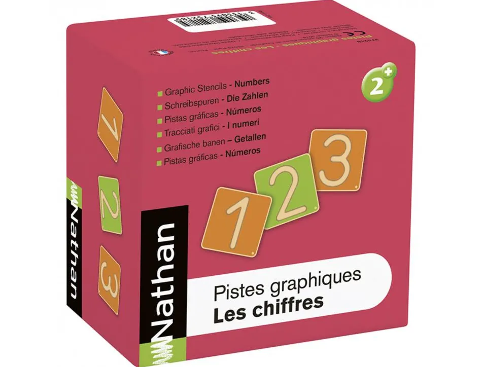 Piste graphique lettres et chiffres nathan nombres