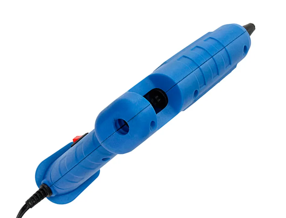 Pistolet colle liderpapel thermofusible puissance 100w inclus 2 batons colle 11mm x 100mm