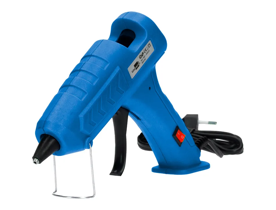 Pistolet colle liderpapel thermofusible puissance 100w inclus 2 batons colle 11mm x 100mm