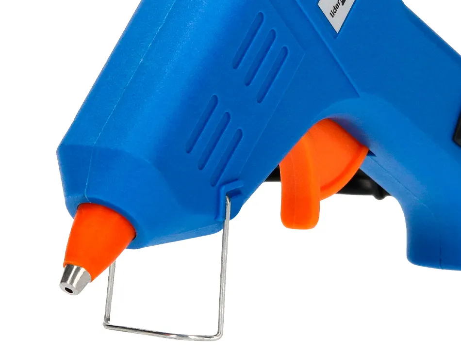 Pistolet colle liderpapel puissance 25w inclus 2 bâtons colle 7mmx100mm