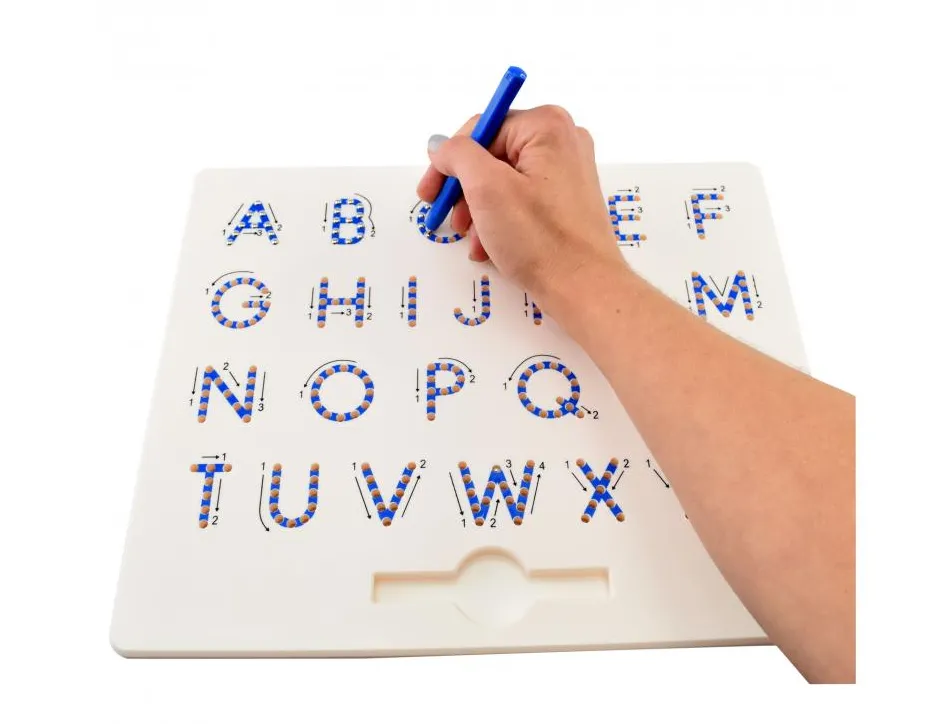 Planches a billes lettres lap apprendre a tenir un stylo 1 tableau magnetique 1 crayon aimante