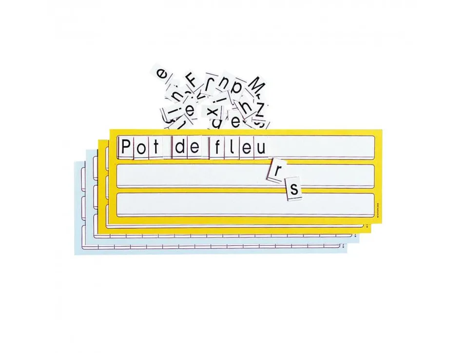 Planches et lettres magnetiques nathan