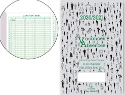 Planning congés du personnel exacompta pour sociétés minimum 5 personnes 13 mois mai/mai