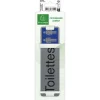 Plaque adhesive exacompta toilettes dame / homme imitation aluminium 16,5x4,4cm