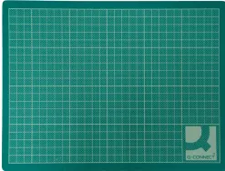 Plaque coupe q-connect pvc épaisseur 3mm 450x600mm a2 coloris vert