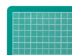 Plaque coupe q-connect pvc épaisseur 3mm 450x600mm a2 coloris vert