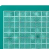 Plaque coupe q-connect pvc épaisseur 3mm 220x300mm a4 coloris vert