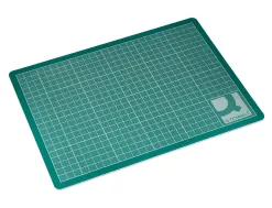 Plaque coupe q-connect pvc épaisseur 3mm 220x300mm a4 coloris vert