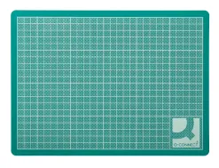 Plaque coupe q-connect pvc épaisseur 3mm 300x450mm a3 coloris vert