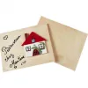 Plaque de contreplaque graine creative 15x11cm
