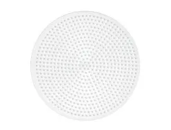 Plaque graine créative picots support perles à repasser 15cm rond/carré sachet 2 unités