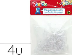 Plaque graine creative picots support perles a repasser 10cmsachet 4 unites