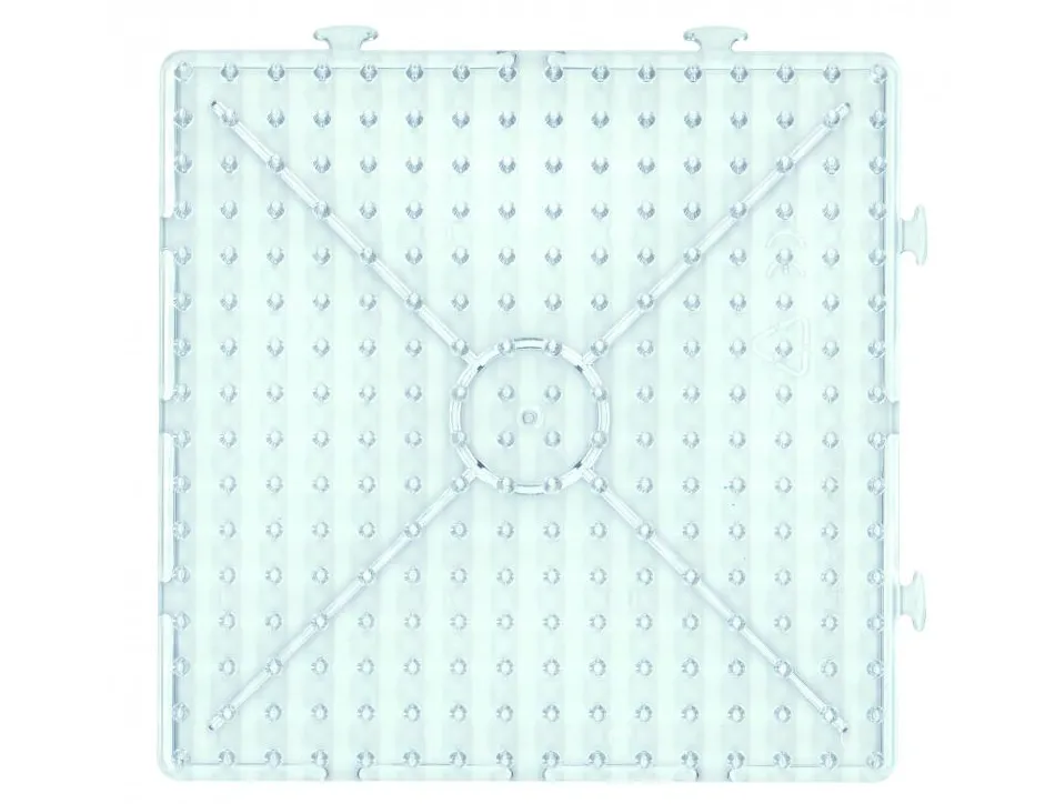 Plaque graine creative pour maxi perles a repasser carree 15x15cm