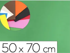 Plaque mousse liderpapel 50x70cm 60g/m2 épaisseur 1.5mm unicolore vert