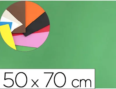 Plaque mousse liderpapel 50x70cm 60g/m2 épaisseur 1.5mm unicolore vert