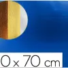Plaque mousse liderpapel métallisée 50x70cm 60g/m2 épaisseur 2mm unicolore bleu