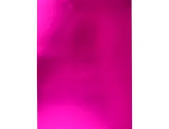 Plaque mousse liderpapel métallisée 50x70cm 60g/m2 épaisseur 2mm unicolore rose