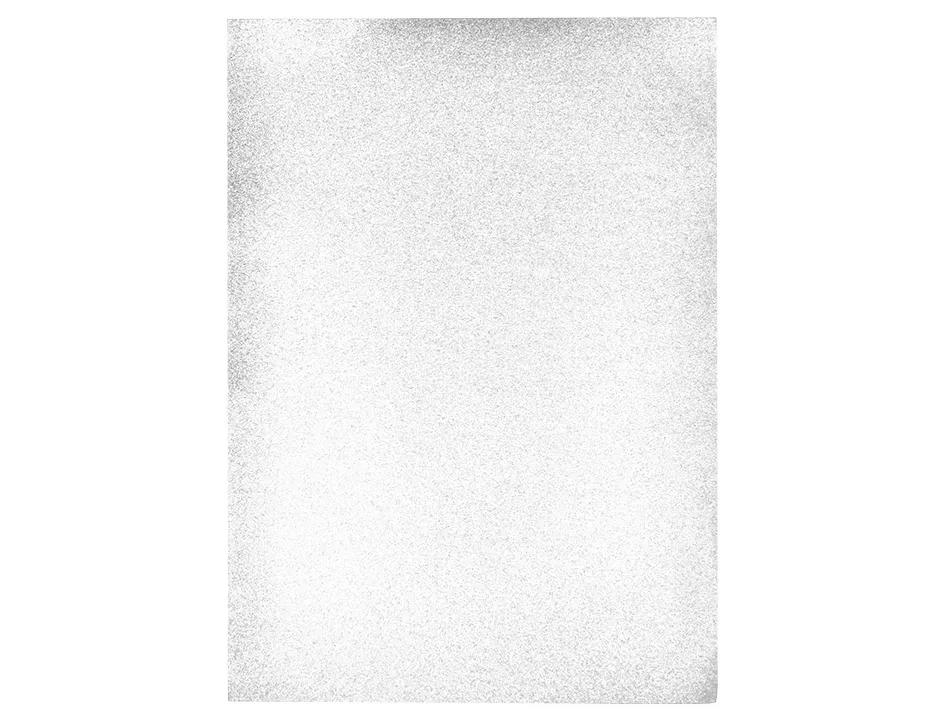 Plaque mousse liderpapel pailletée 50x70cm 60g/m2 épaisseur 2mm unicolore blanc