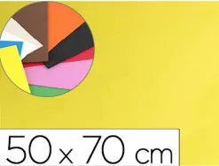 Plaque mousse liderpapel 50x70cm 60g/m2 épaisseur 1.5mm unicolore jaune