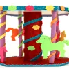 Plaque mousse liderpapel métallisée 50x70cm 60g/m2 épaisseur 2mm unicolore vert
