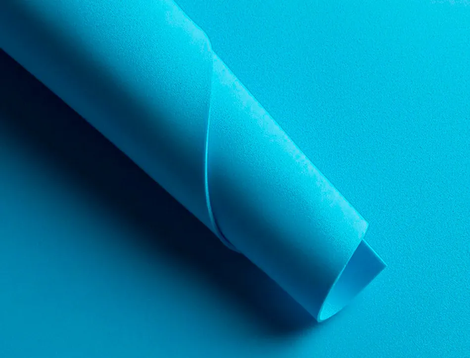 Plaque mousse liderpapel 50x70cm 60g/m2 épaisseur 1.5mm unicolore bleu