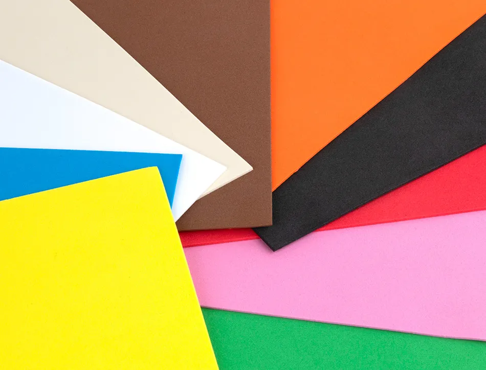 Plaque mousse liderpapel pailletée 50x70cm 60g/m2 épaisseur 2mm coloris assortis