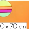 Plaque mousse liderpapel 50x70cm 60g/m2 épaisseur 1.5mm unicolore orange fluorescent
