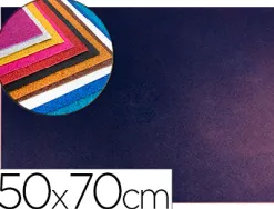 Plaque mousse liderpapel pailletee dim. 500x700mm 60g/m2 epaisseur 2mm bicolore rouge bleu