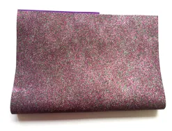 Plaque mousse liderpapel pailletee dim. 500x700mm 60g/m2 epaisseur 2mm bicolore rose vert