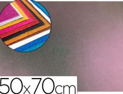 Plaque mousse liderpapel pailletee dim. 500x700mm 60g/m2 epaisseur 2mm bicolore rose vert
