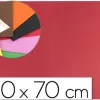 Plaque mousse liderpapel 50x70cm 60g/m2 épaisseur 1.5mm unicolore rouge