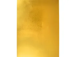 Plaque mousse liderpapel métallisée 50x70cm 60g/m2 épaisseur 2mm unicolore or