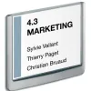 Plaque murale durable click sign a6 paysage cadre profilé plastique haute qualité 14,9x10,5cm coloris gris graphite