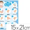 Plaque pvc signaletique biz consigne d'hygiene " je me lave les mains" 15x21cm