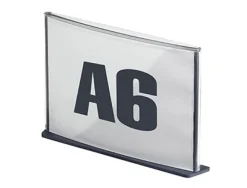 Plaque signalisation paperflow polystyrène format a6 coloris anthracite
