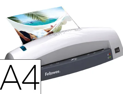 Plastifieuse fellowes lunar à chaud 80/125mc a4 vitesse 300mm/min température non réglable occasionnel