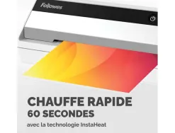 Plastifieuse fellowes saturn 3i fréquent 4 positions 80/100/125 microns chaud/froid a4 réglage température kit pochettes