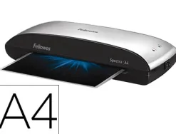 Plastifieuse fellowes spectra à chaud 75/125mc a4 levier débrayage document mal inséré usage fréquent+10 pochettes