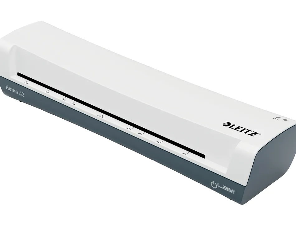 Plastifieuse leitz ilam home a3 prechauffage 3min 75 microns coloris blanc