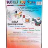 Plastique fou o'color 20x30cm coloris 20 transparents 5 blancs 5 noirs schoolpack 30 feuilles