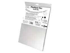 Plastique fou wonday 20x30cm coloris transparent pochette 7 feuilles