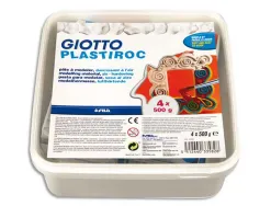 Plastiroc giotto pate minerale facile a lisser pack de 2kg coloris blanc