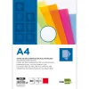 Plat couverture liderpapel pp ondulé translucide 0.8mm a4 dossier reliure rouge paquet 50 unités