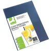Plat couverture q-connect pvc incolore 150 microns a4 relieurs spirales peignes anneaux paquet 100 unités