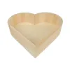 Plateau en bois graine créative 220x190x50mm forme coeur