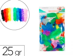 Plumes de dinde sodertex multicouleurs theme multicolor 25g 12 a 18 cm 10 coloris assortis