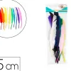 Plumes d'indiens sodertex 35 cm 12 coloris assortis