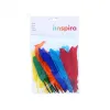 Plumes indien fontorpin si 13 cm sachet 60 unites coloris assortis